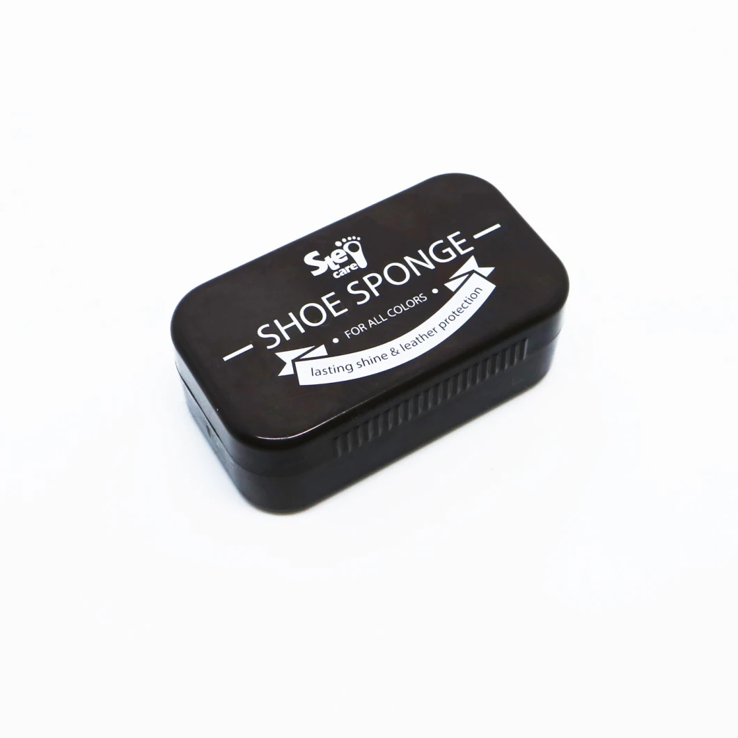 Shoe Care Collection Hotel Disposable Black Shoe Shine Polisher Sponge