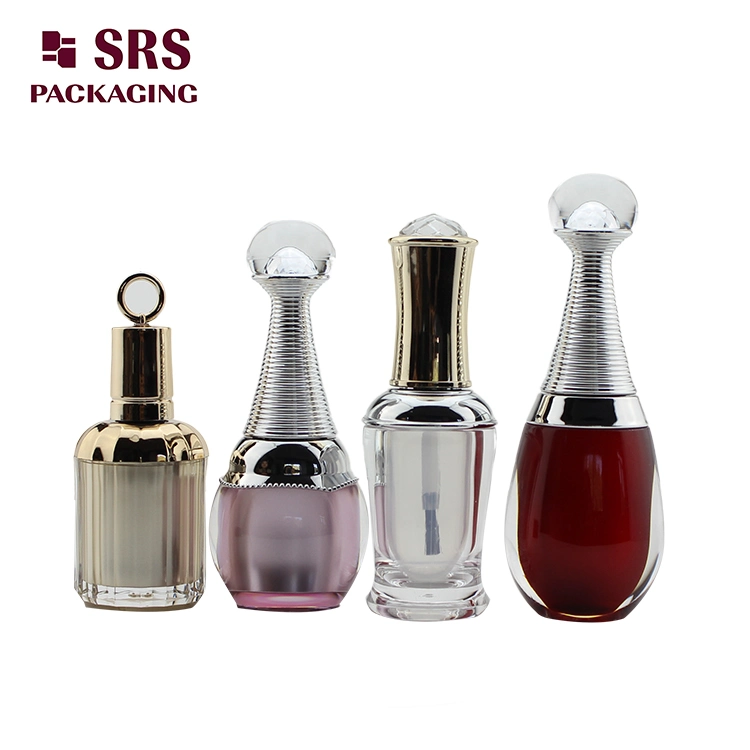 8ml Empty Fancy Nail Polish Bottle Custom Make up Series Packaging with Cap and Brush