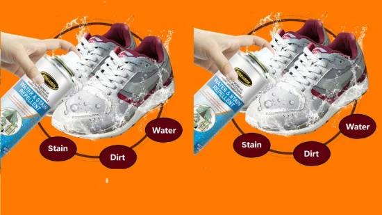 고품질 OEM 물 얼룩 방지제/신발 보호 에어로졸 스프레이/초소수성 코팅